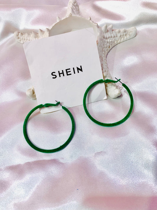 SHEIN | Velvet Hoops