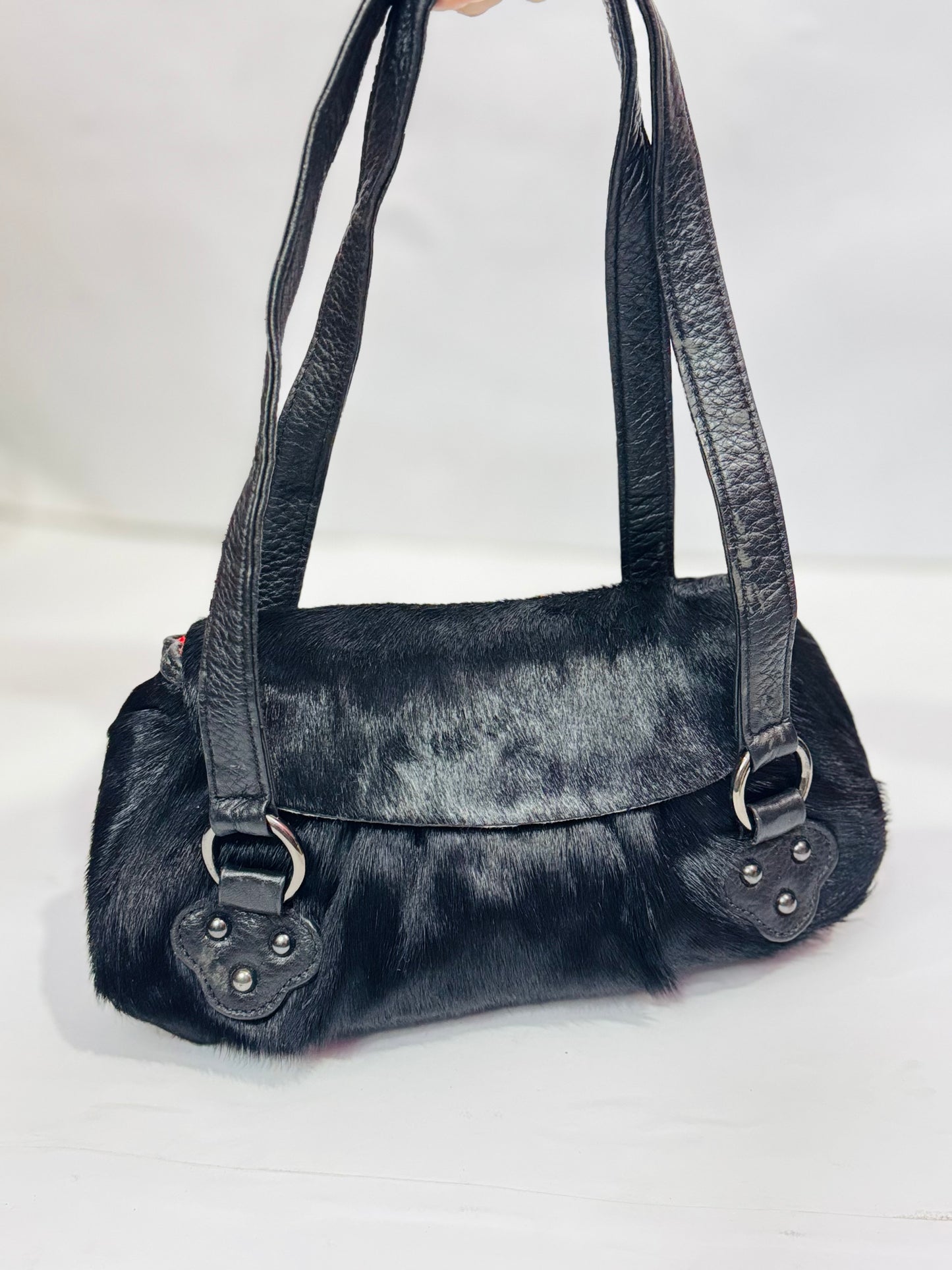 CL Genuine Leather Fur |Shoulder Bag
