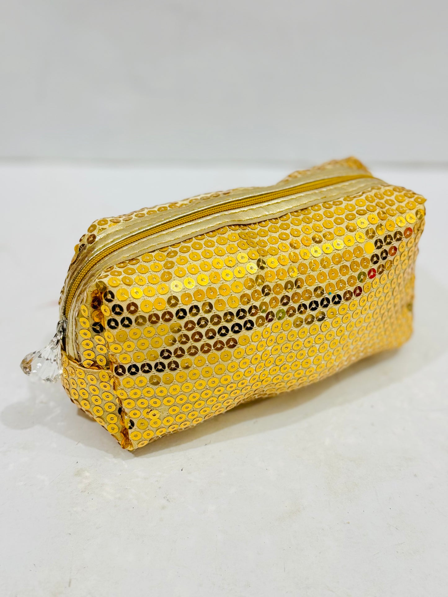 Box Pouch | Golden Sequin