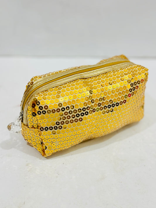 Box Pouch | Golden Sequin