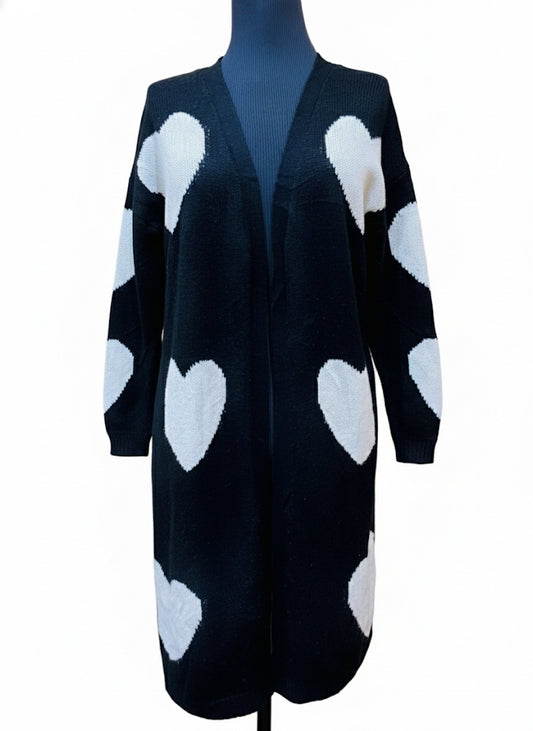 Heart Knit coat