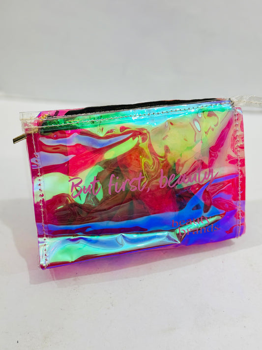 Holographic | Transparent pouch