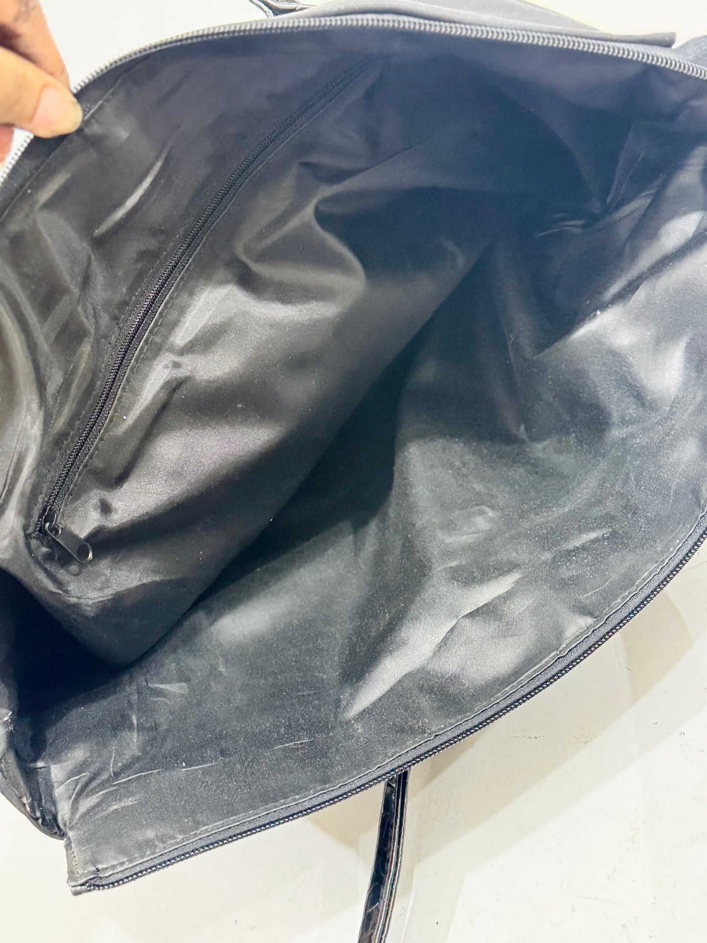 Zipper tote bag