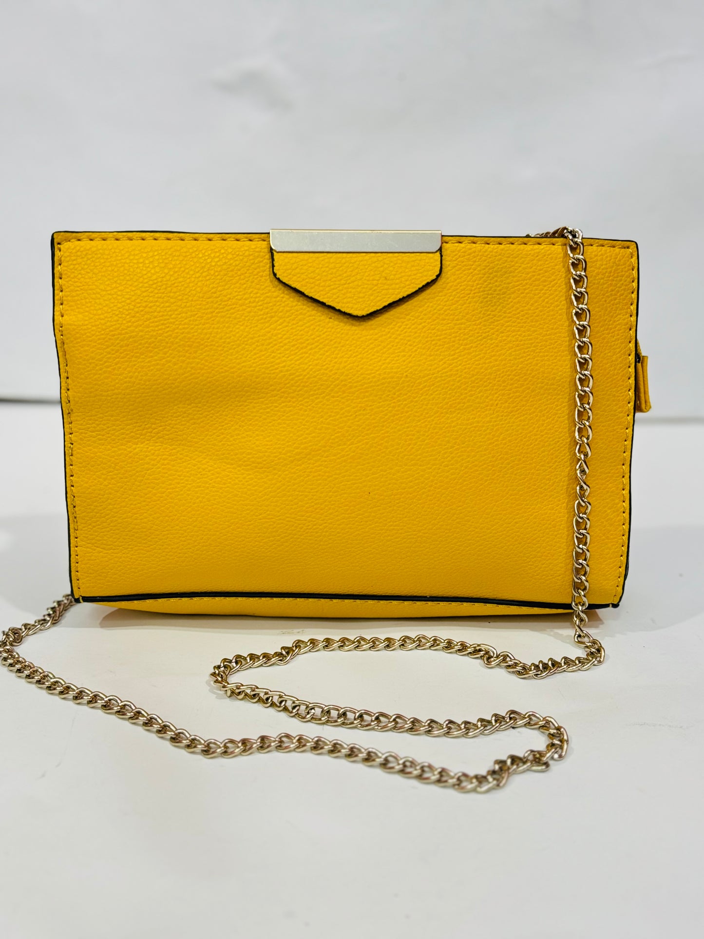 George |Leather Chain Crossbody