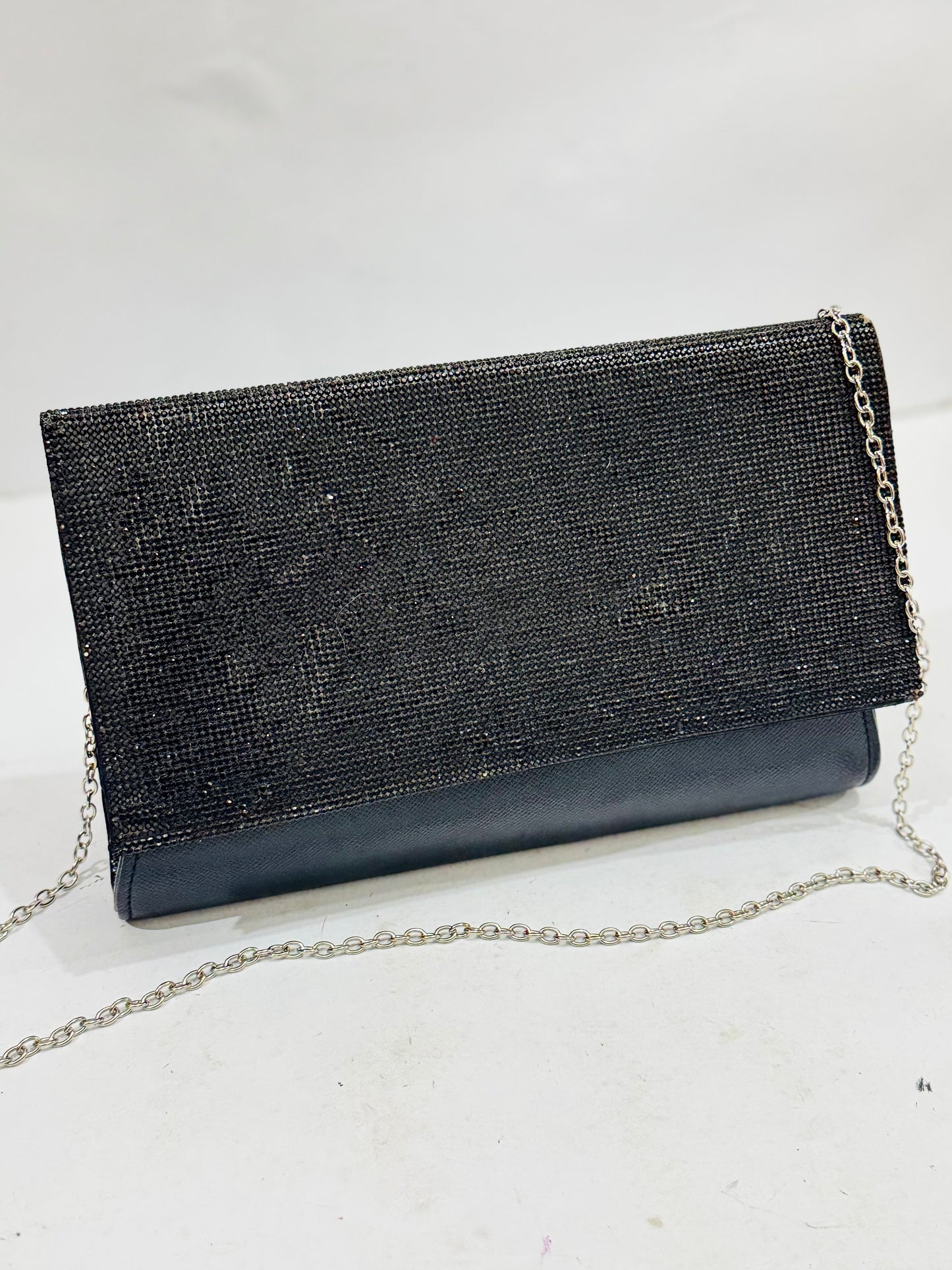 Rhinestone |flip clutch crossbody