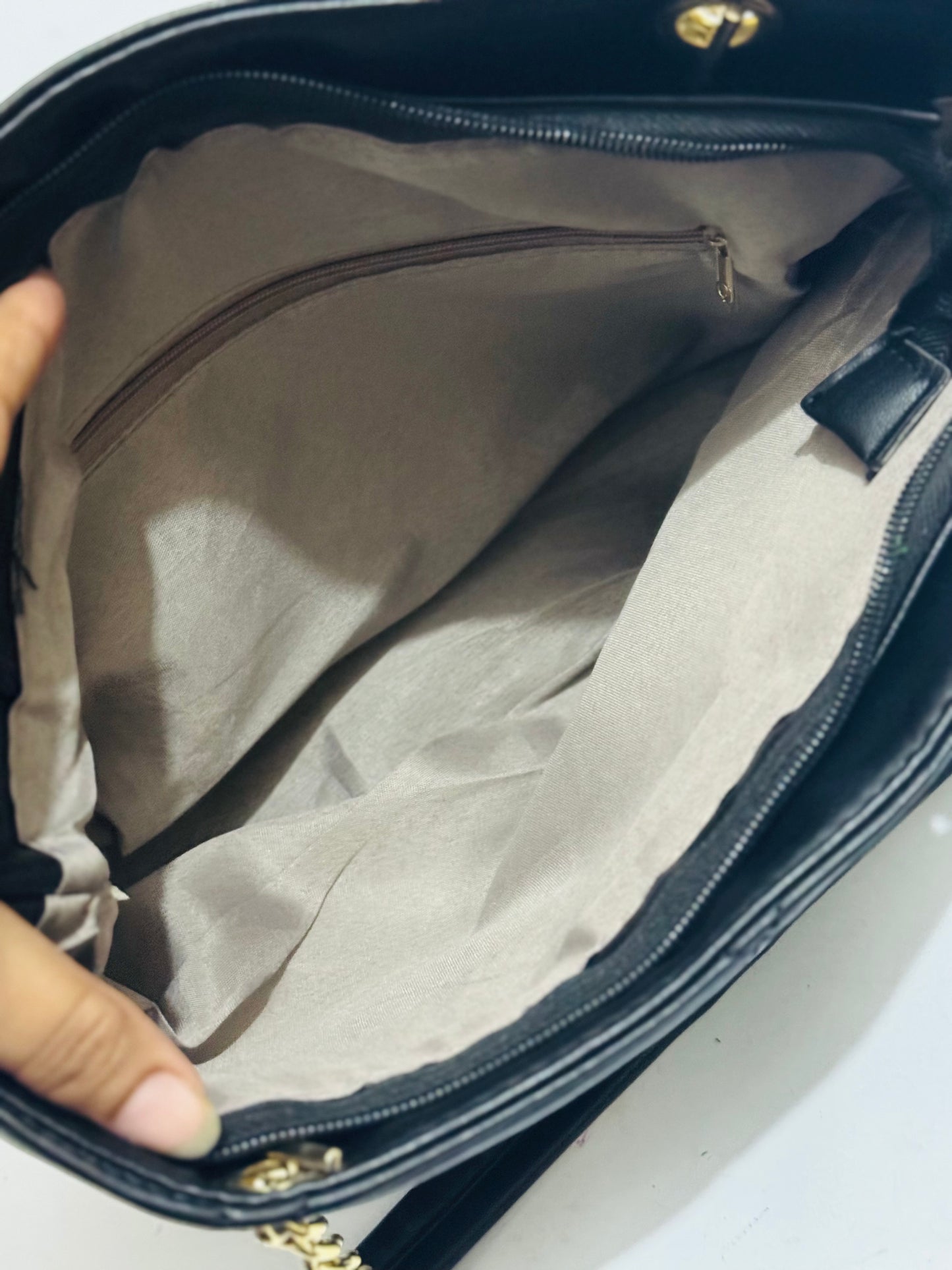 Zipper |Tote Bag