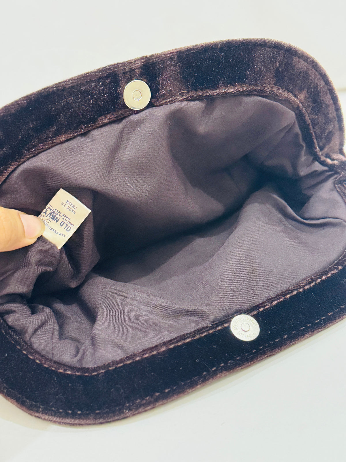OLD NAVY | VELVET CLUTCH