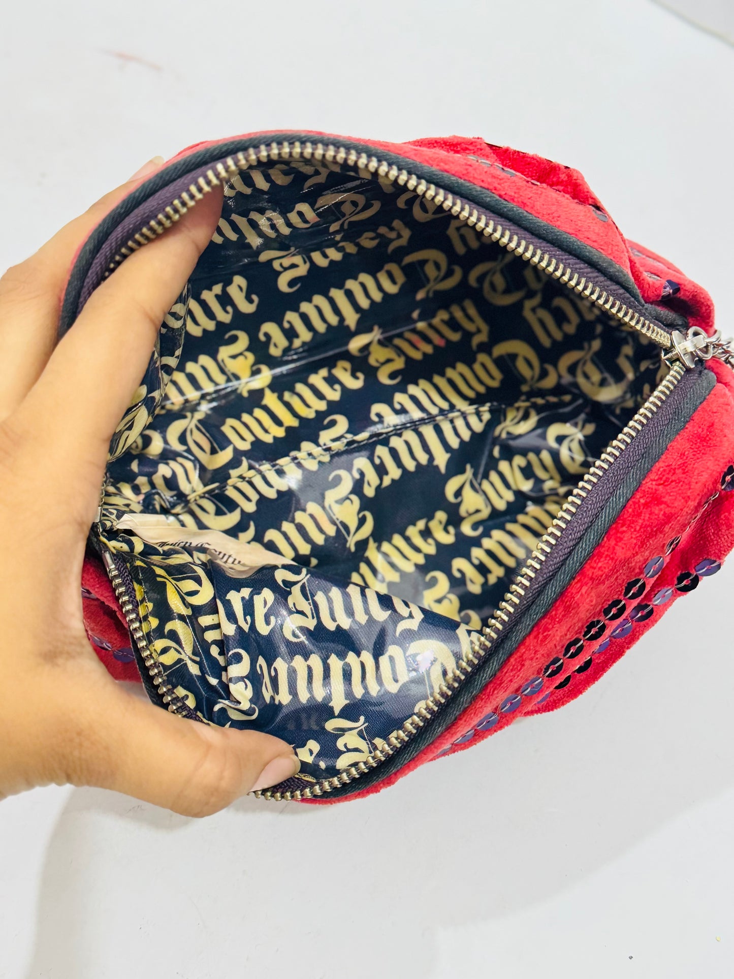 Juicy Couture | Velvet Sequins pouch