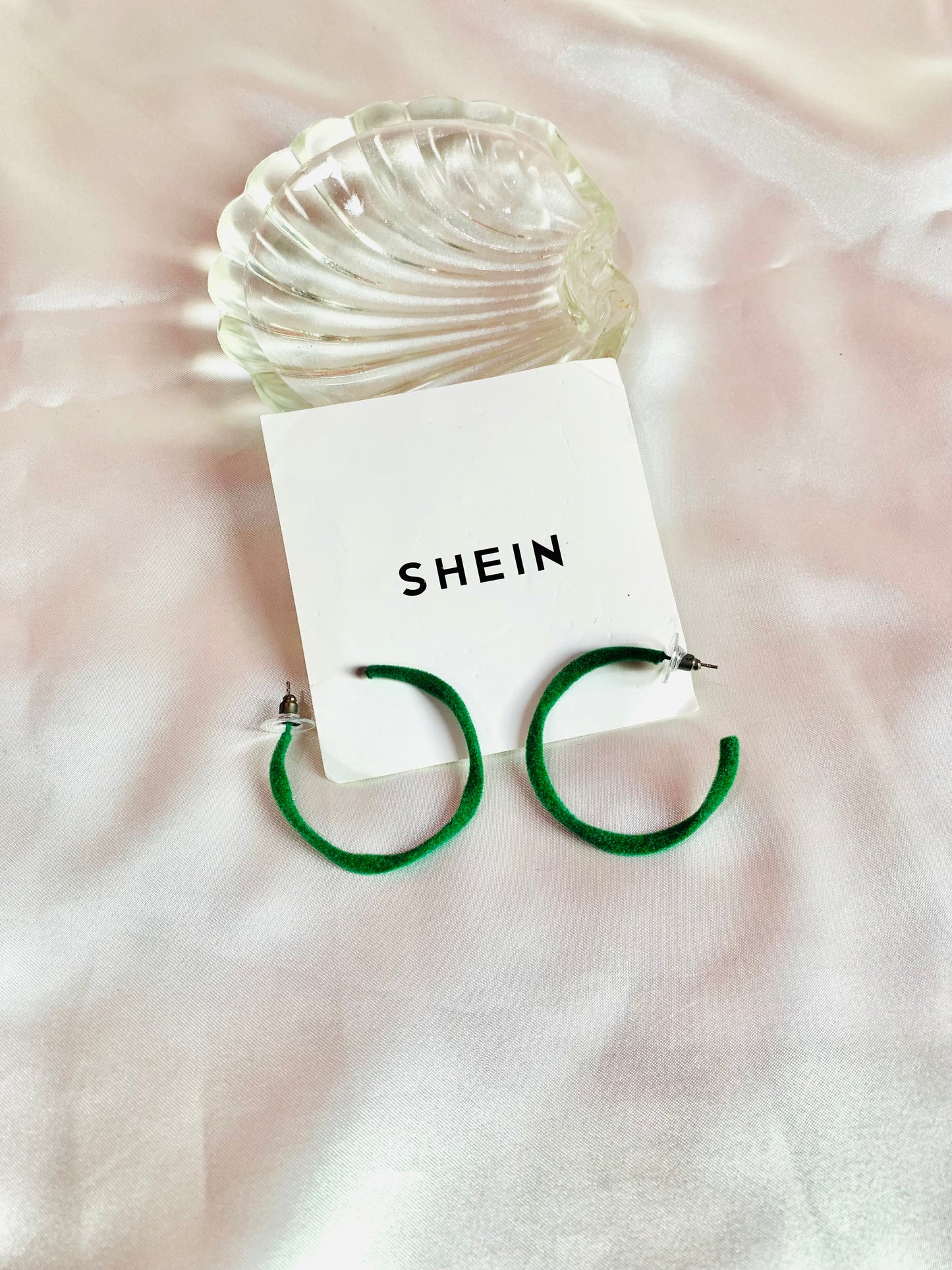 SHEIN | Velvet Hoops