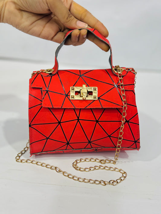 Geometric |Satchel Shoulder Bag