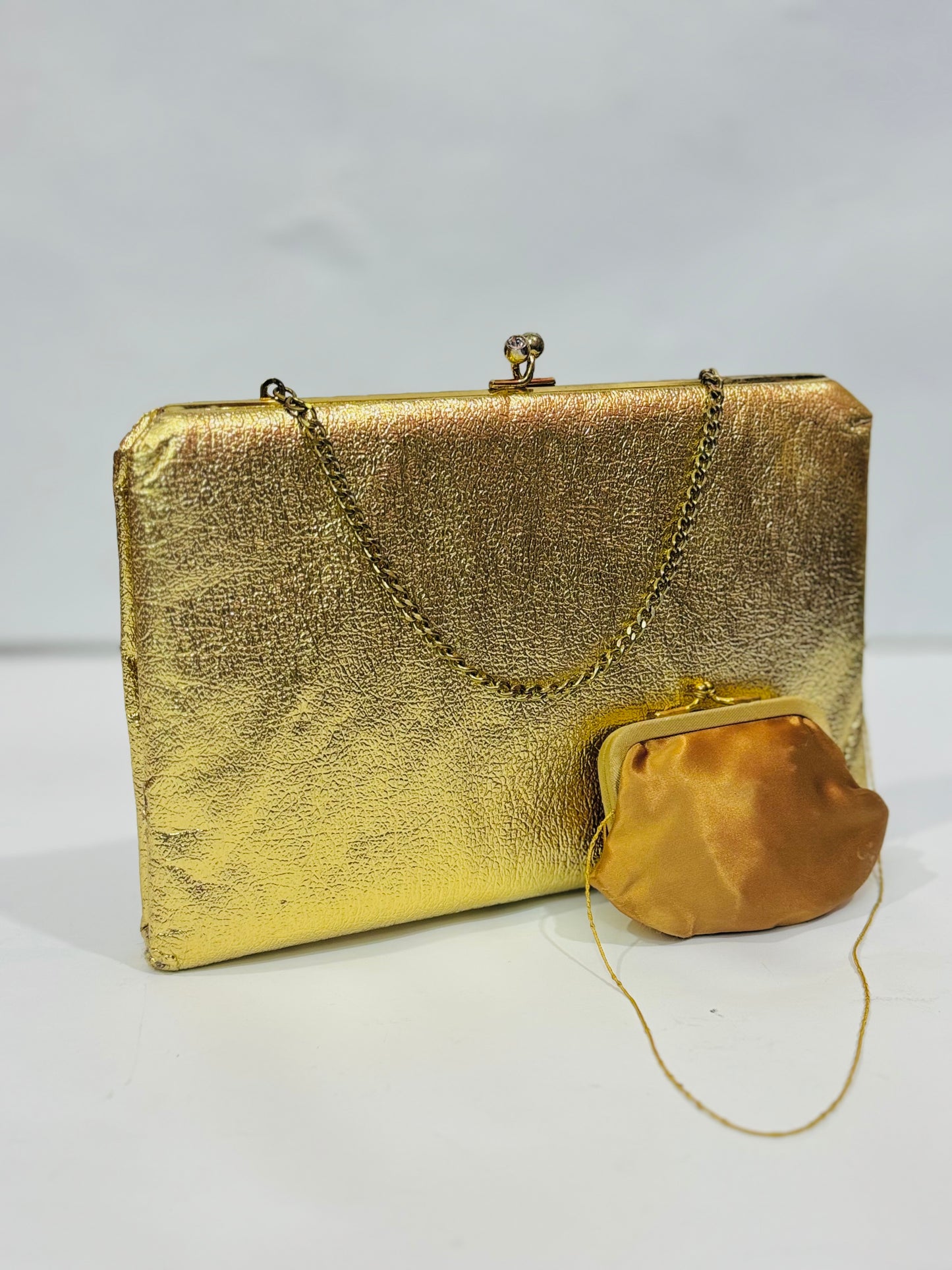 Golden |Box Clutch