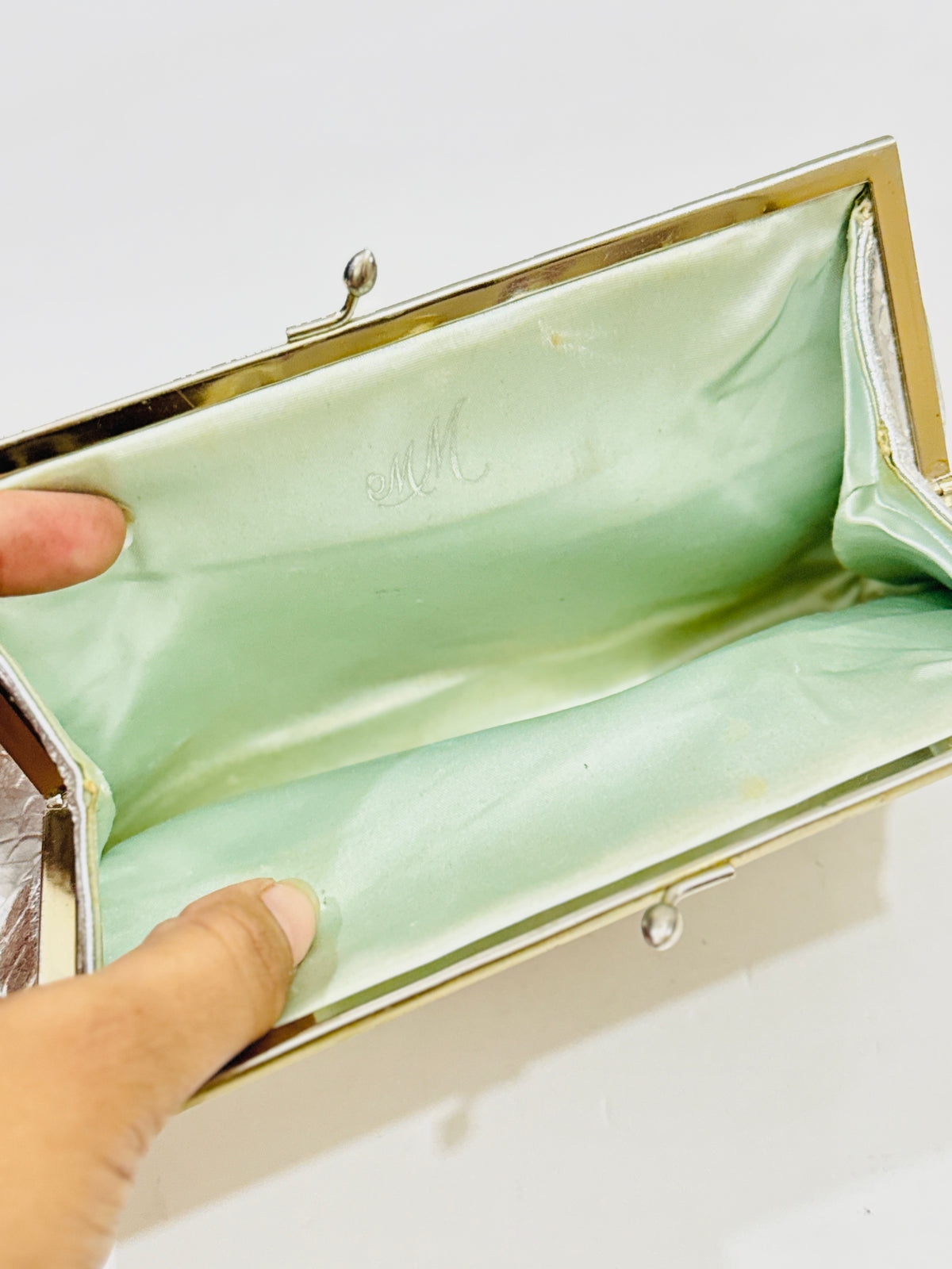 CROC | SILVER CLUTCH