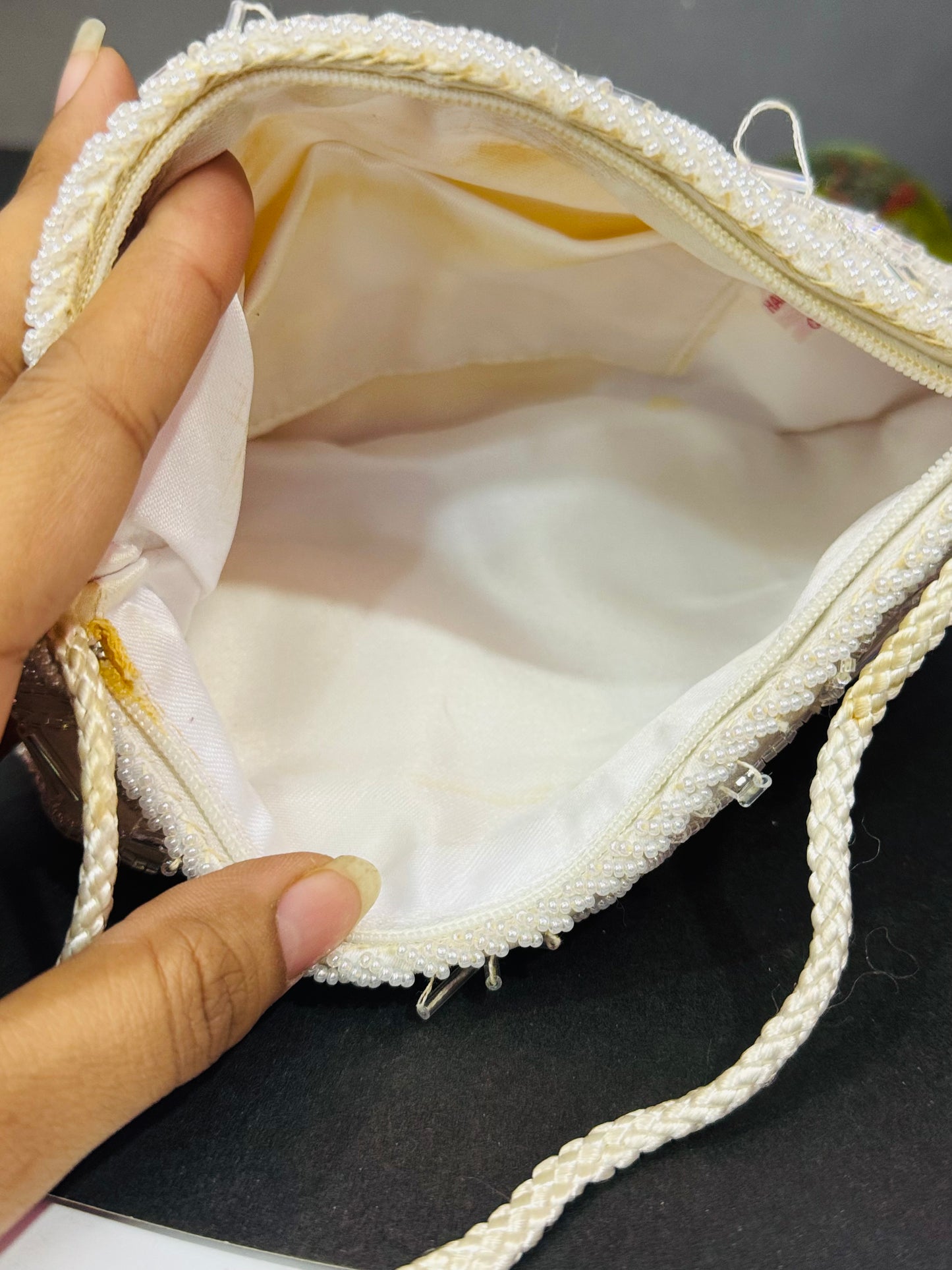 Fancy |Beaded Clutch Crossbody