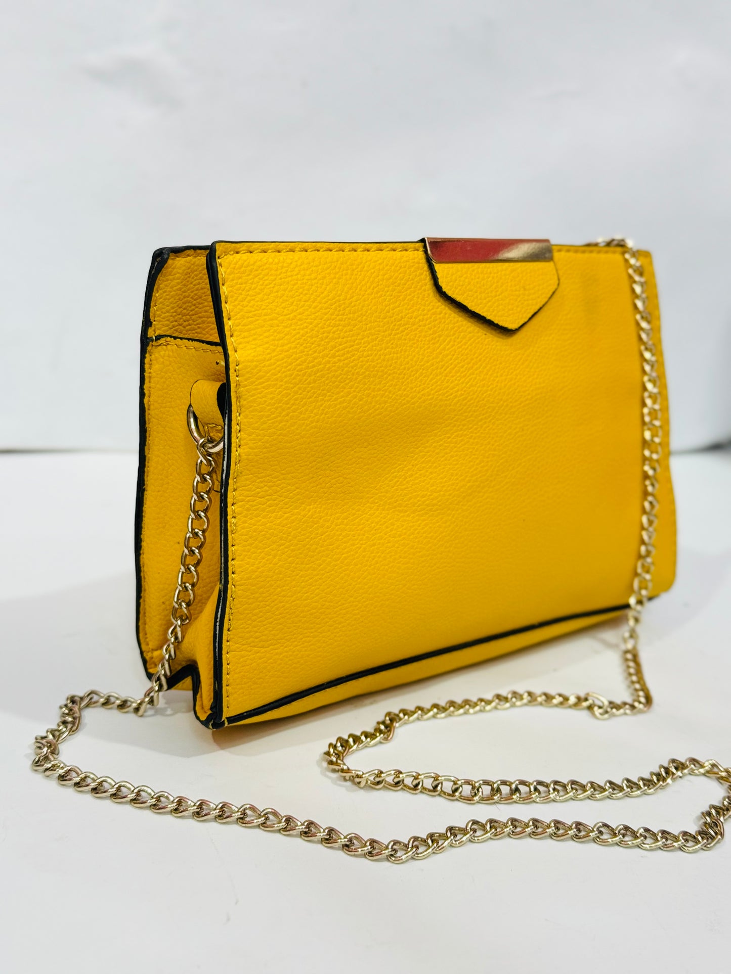 George |Leather Chain Crossbody