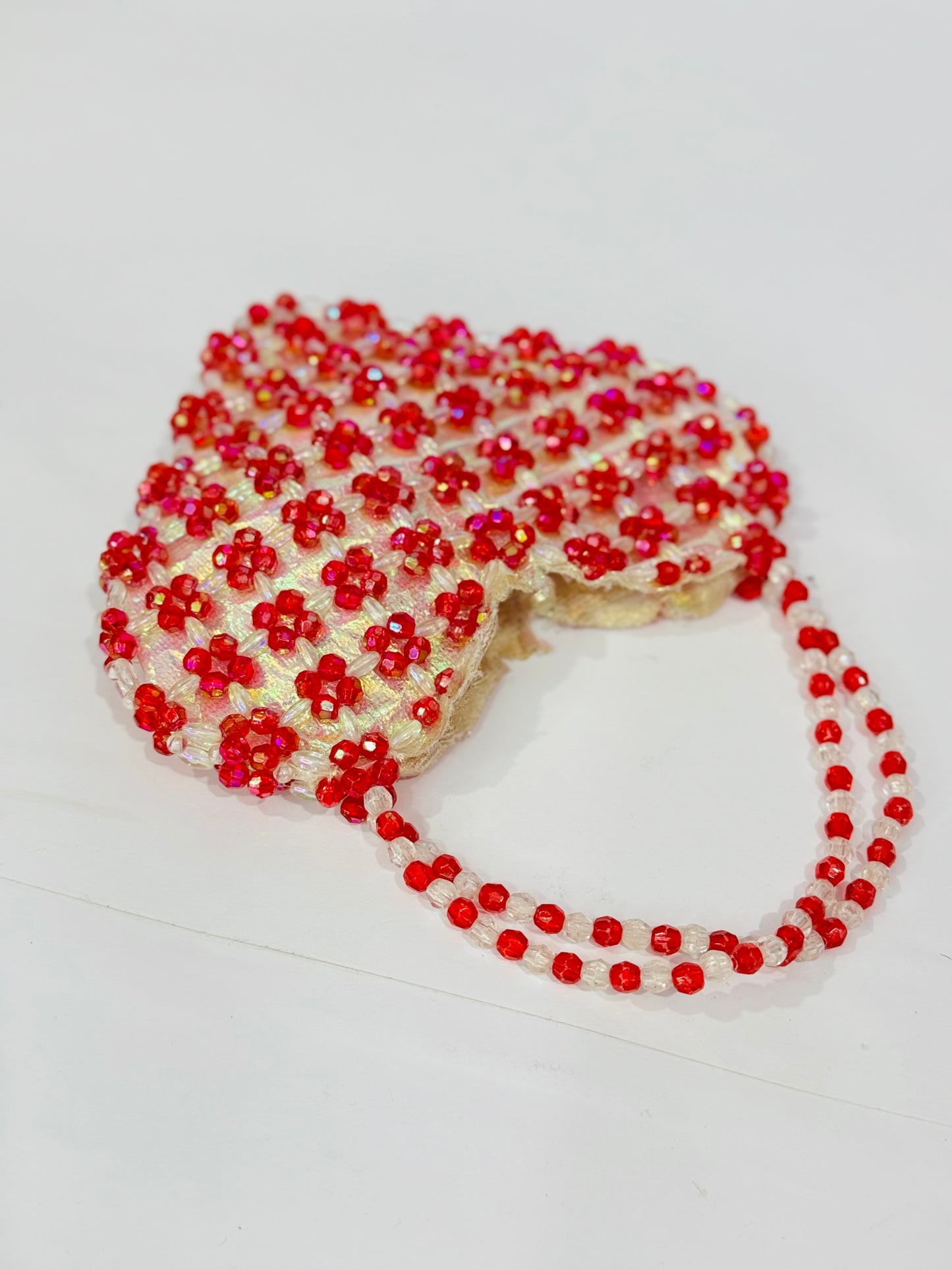 Mini Beaded Heart |Bag