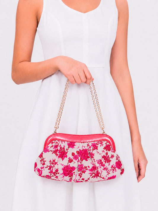 Floral |Ring Chain Bag