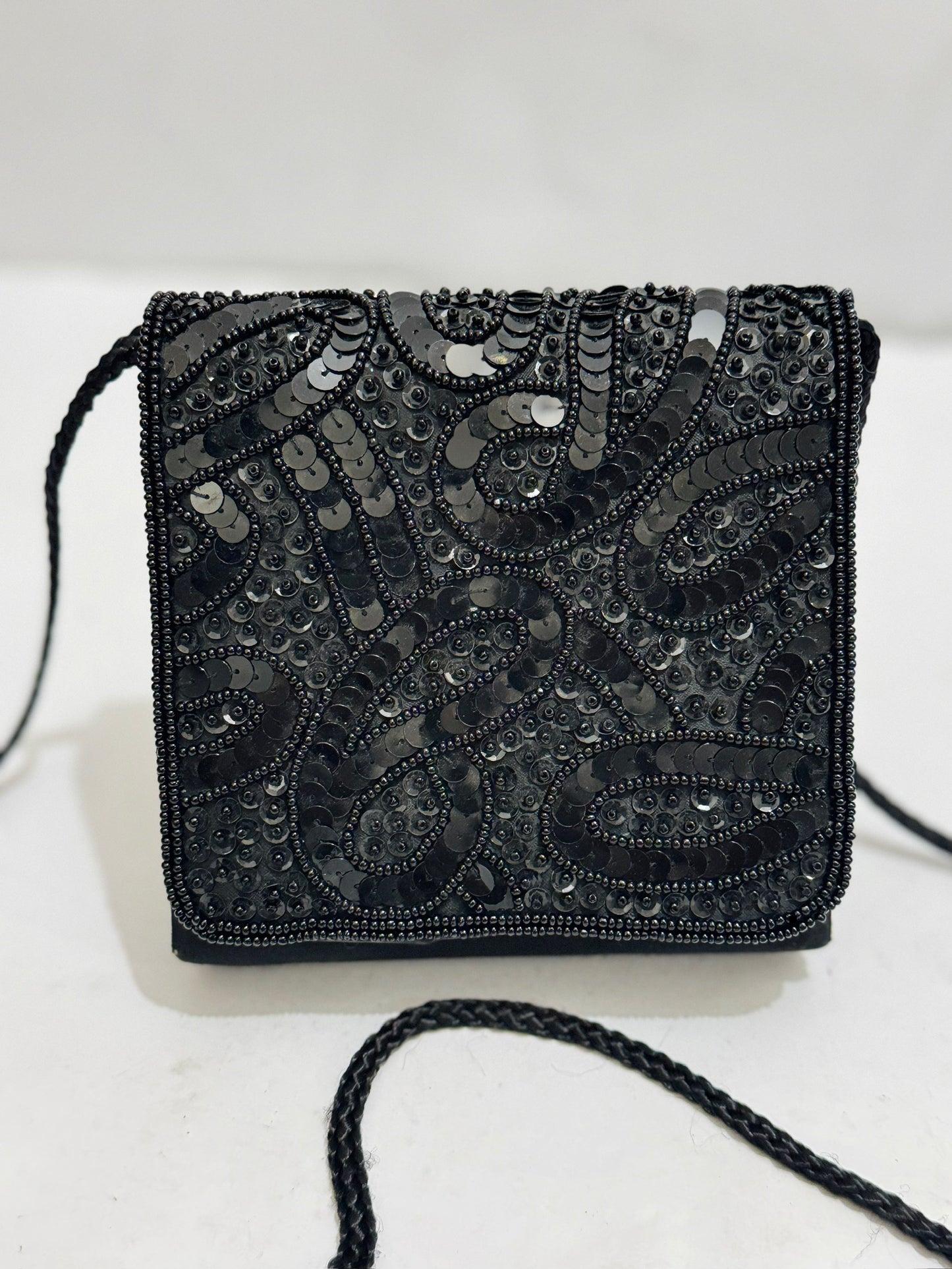 Beaded Mini Clutch |Crossbody