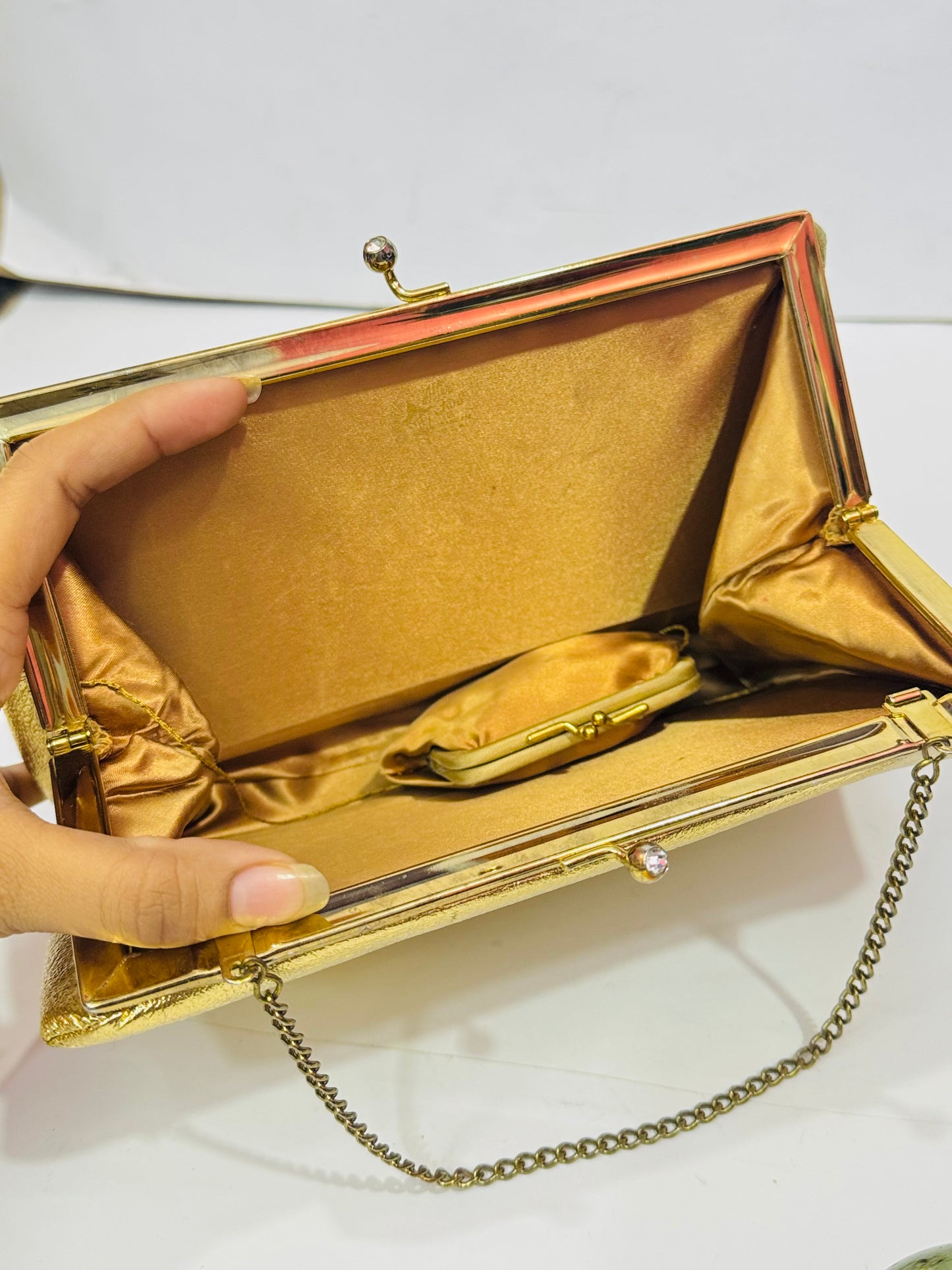 Golden |Box Clutch