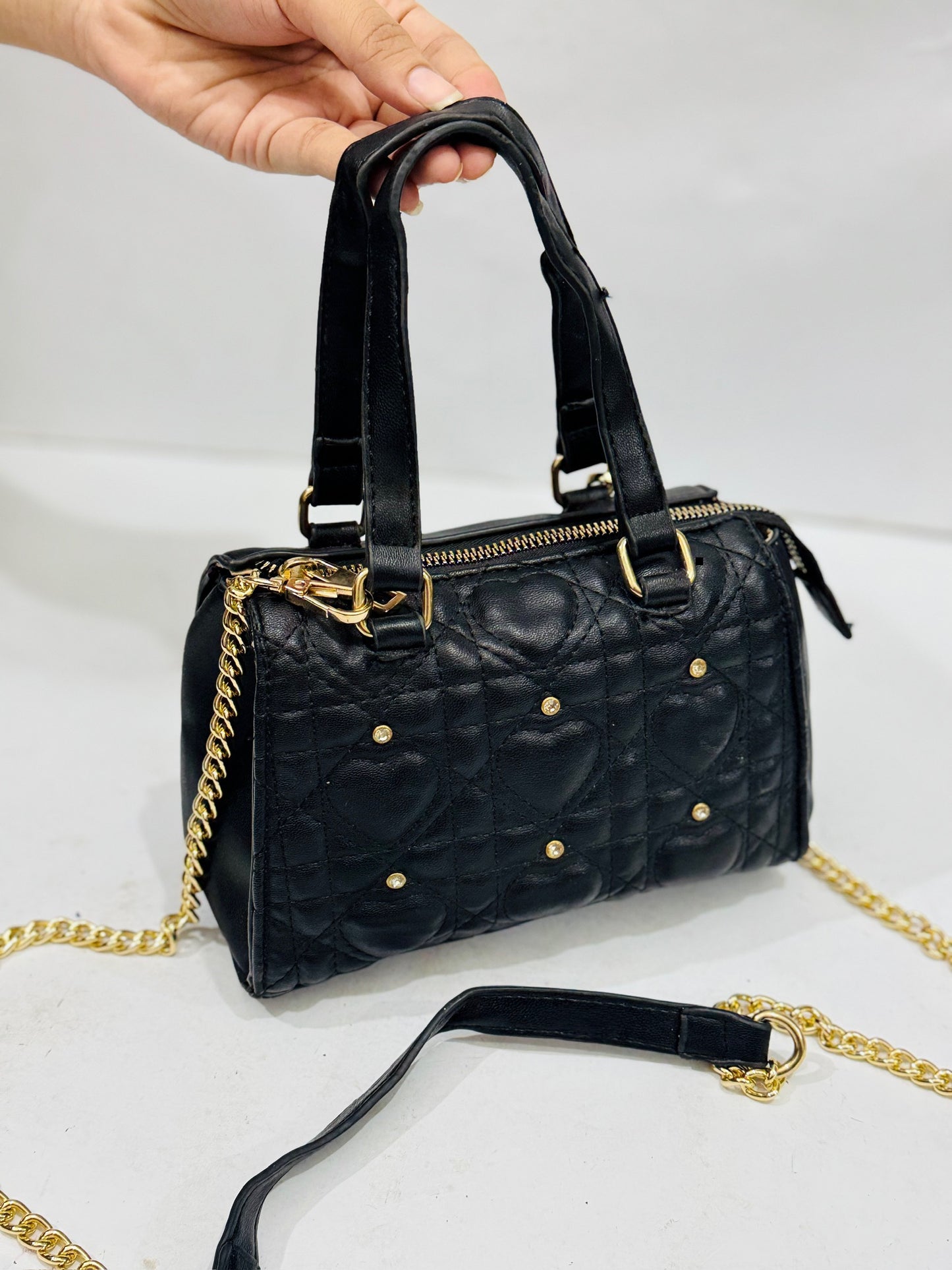 Mini Leather hand|Crossbody bag