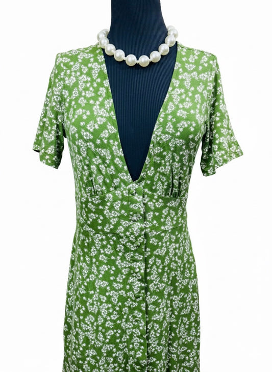 asos |midi cut dress