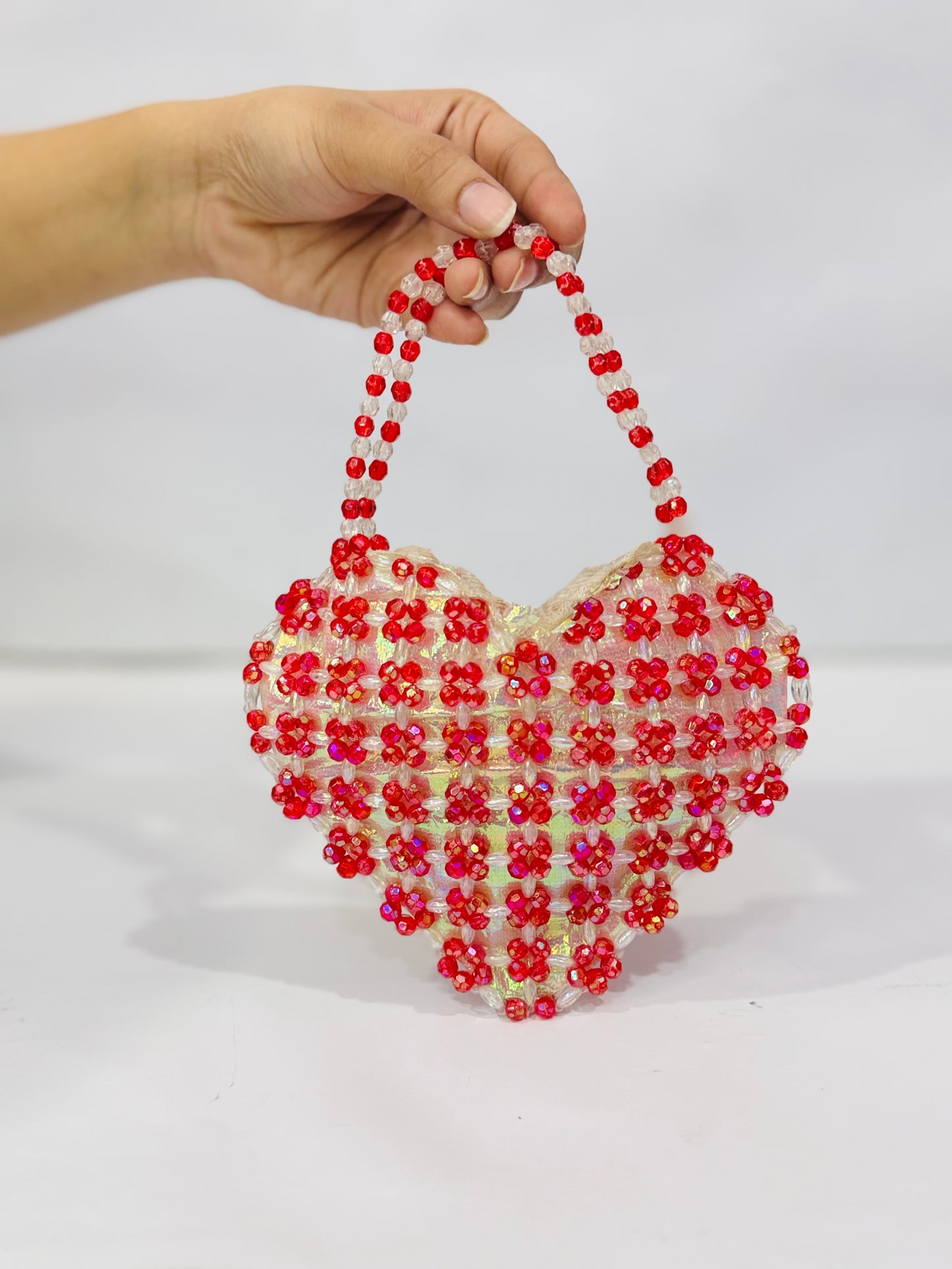 Mini Beaded Heart |Bag