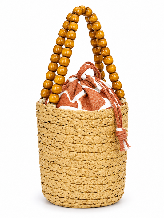 Wooden | Bucket Bag