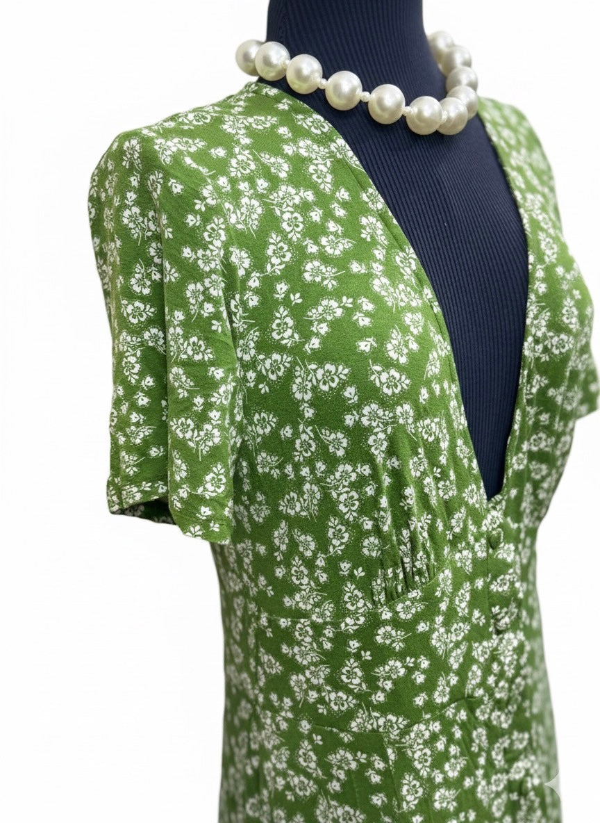 asos |midi cut dress