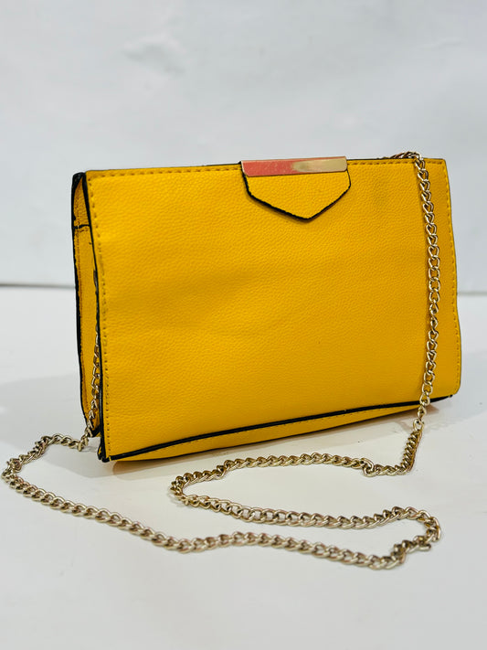 George |Leather Chain Crossbody
