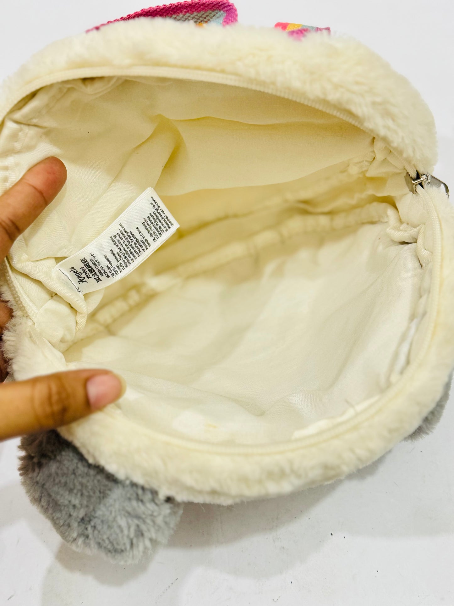 Fluffy character |Baby backpack