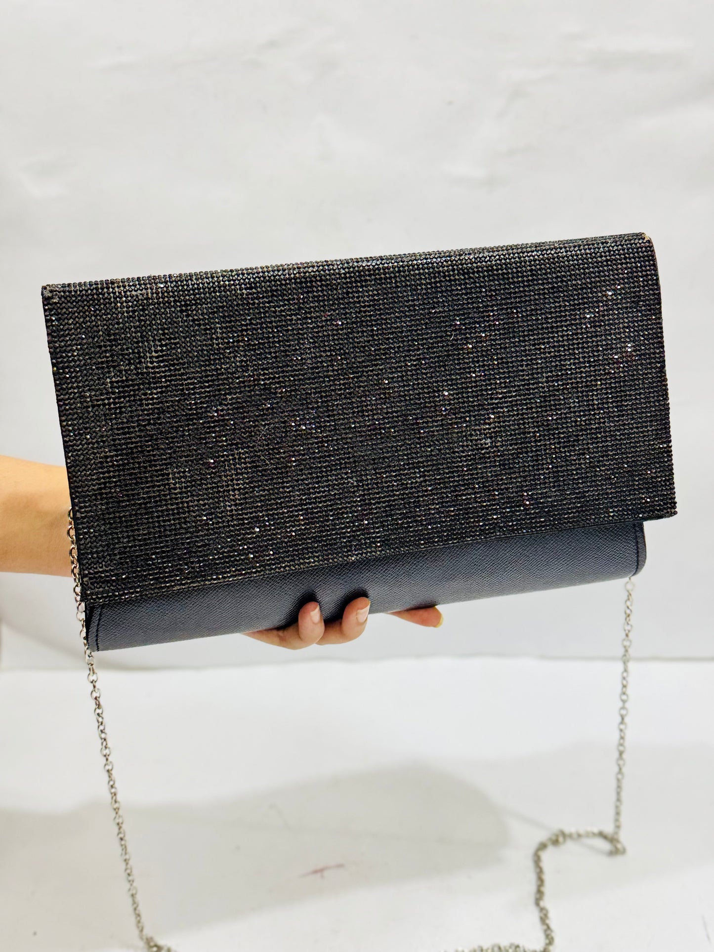 Rhinestone |flip clutch crossbody