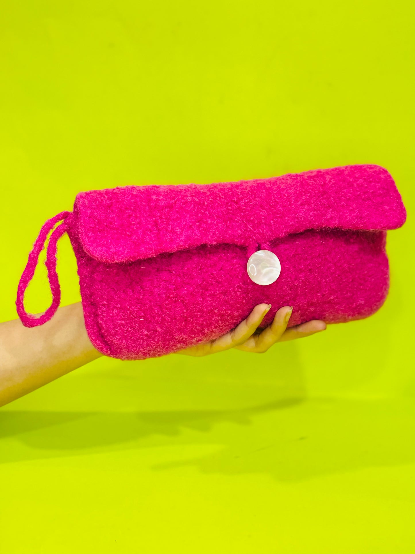 Wool |Hand Clutch