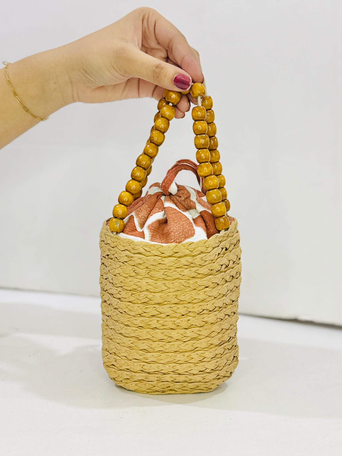 Wooden | Bucket Bag