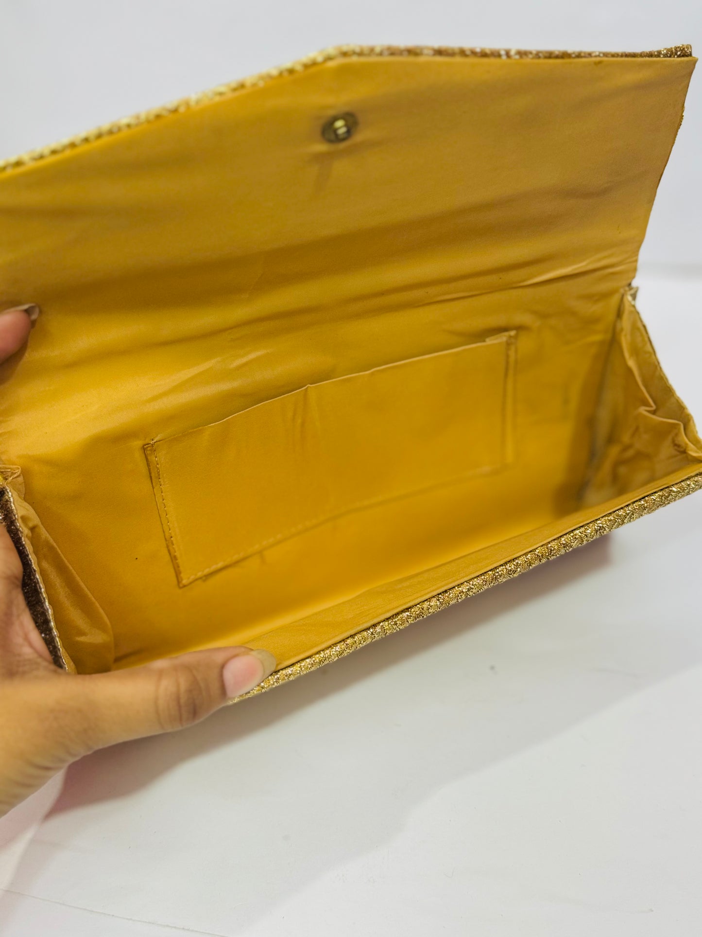 Golden |Crush Gold Clutch