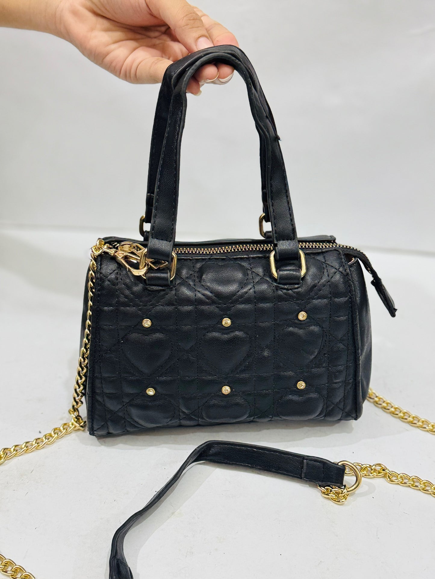 Mini Leather hand|Crossbody bag