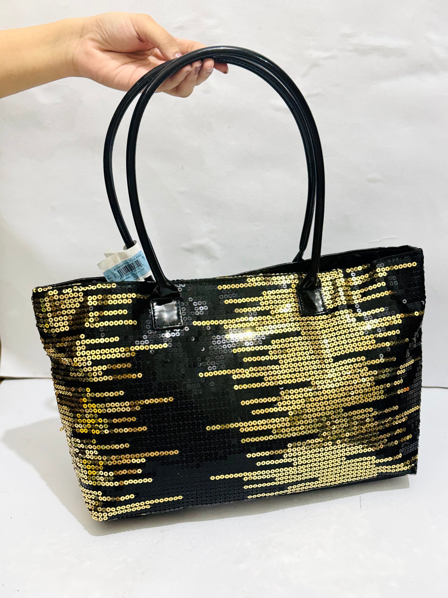 Silk Sequins Bucket |Tote Bag