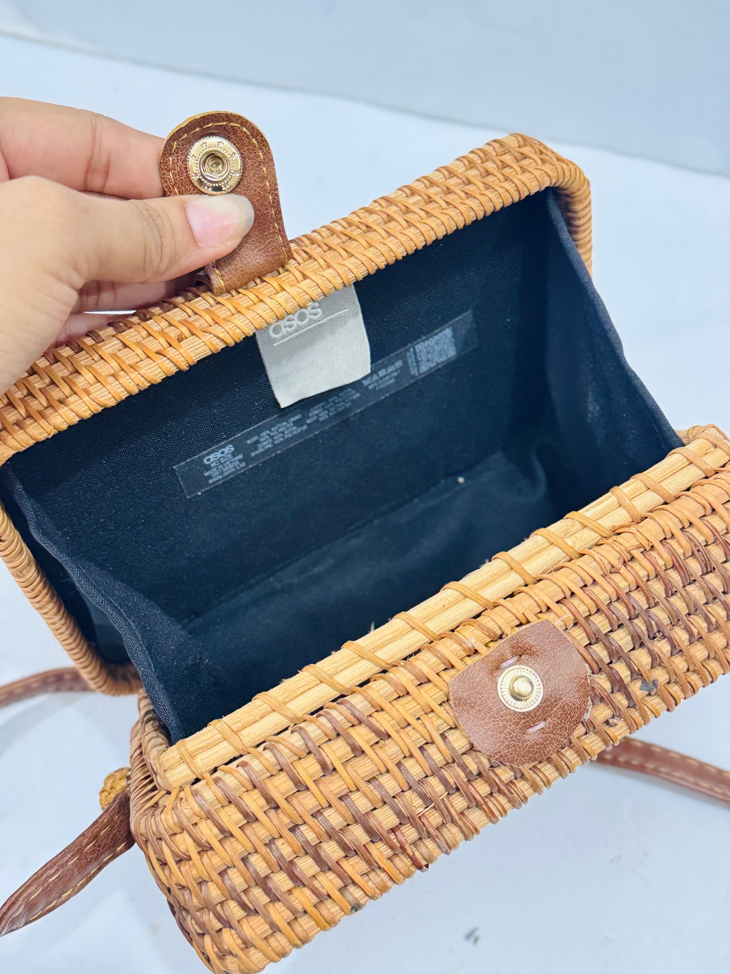 Asos |Rattan Box crossbody