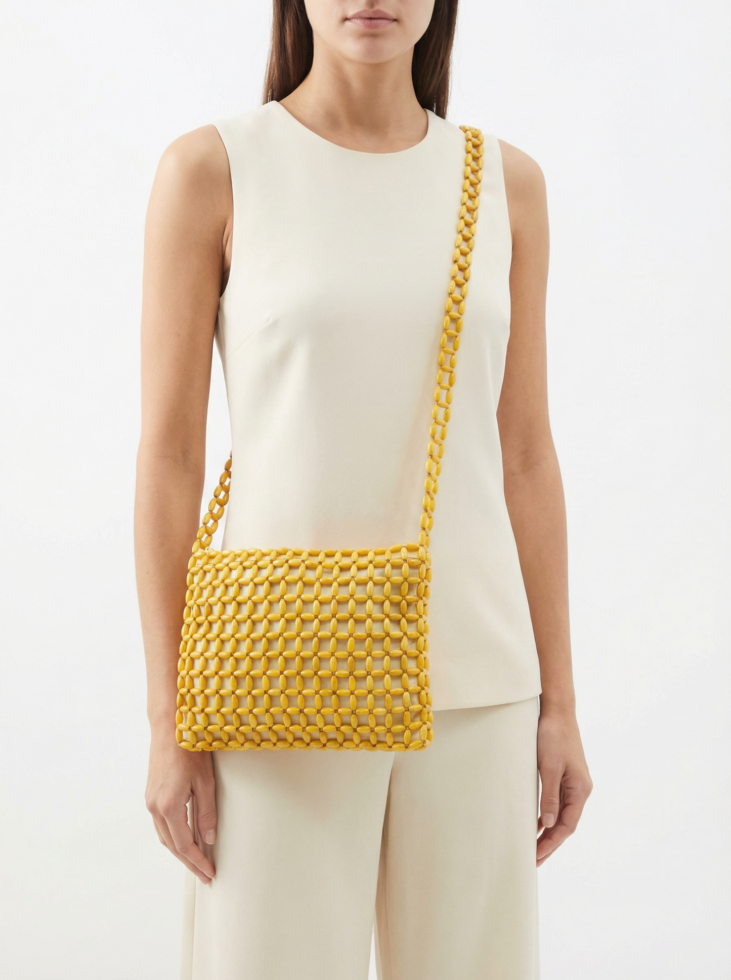 BEADED | WOOD BAG