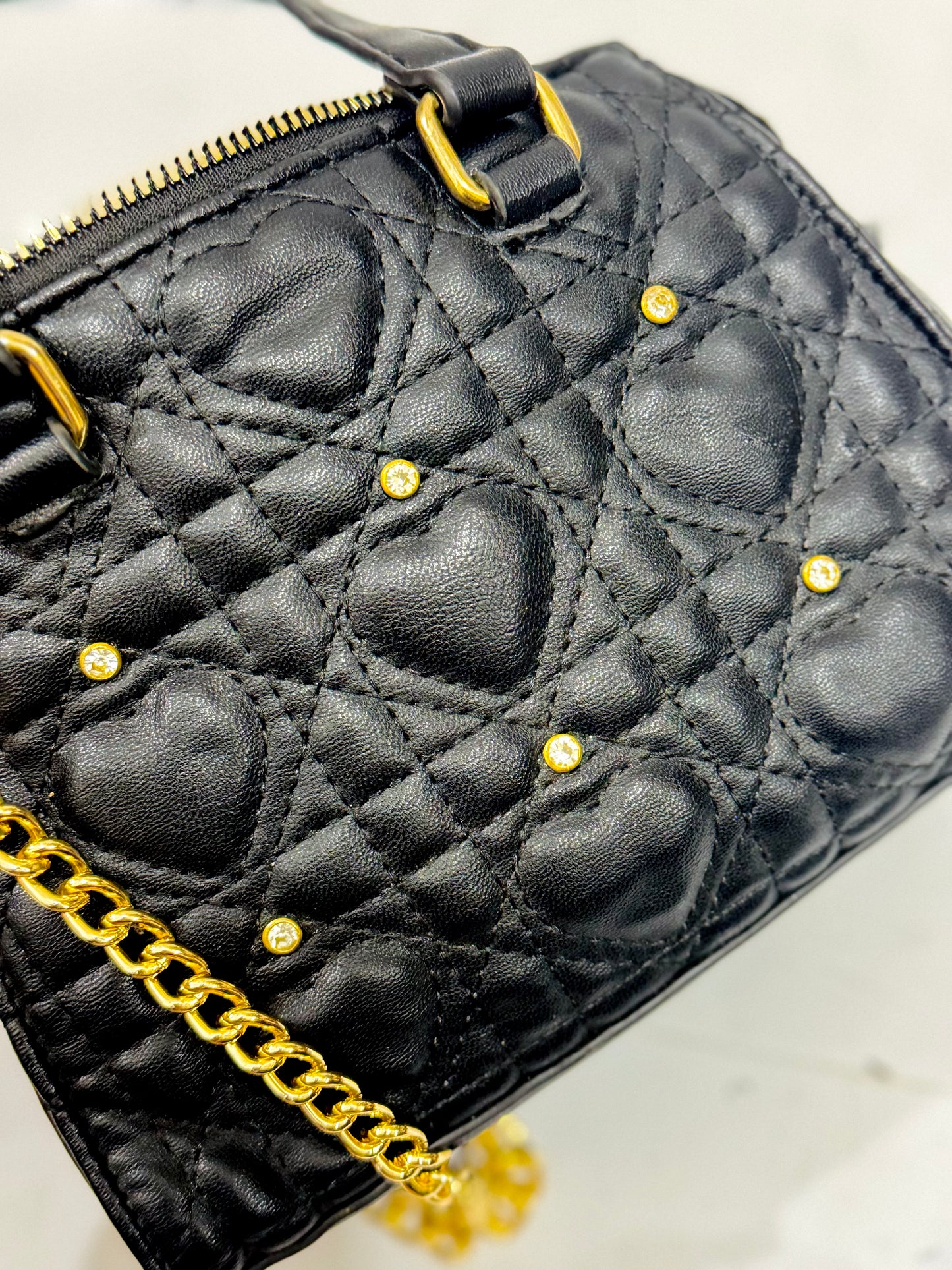 Mini Leather hand|Crossbody bag