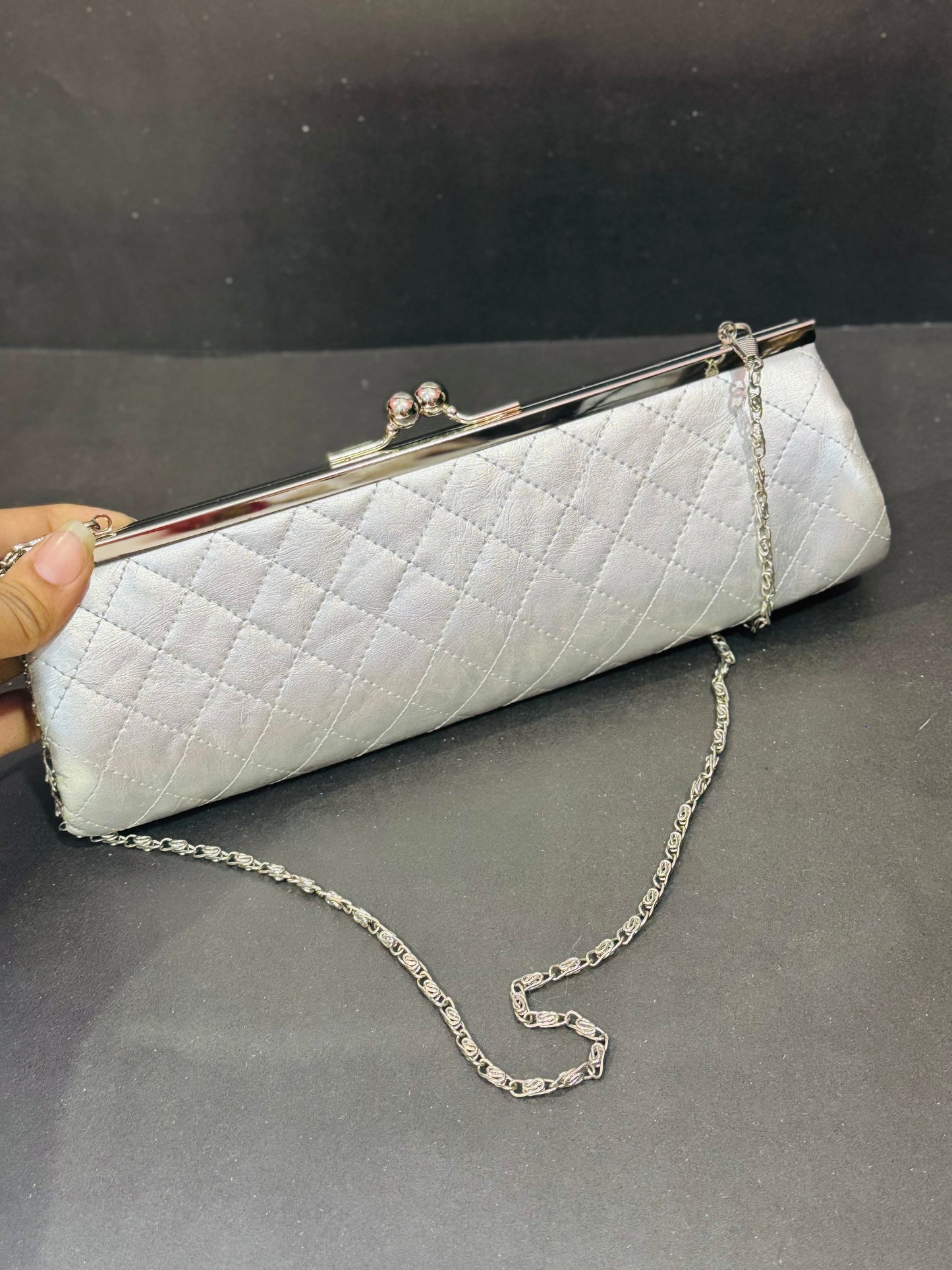 Silver | Long Clutch