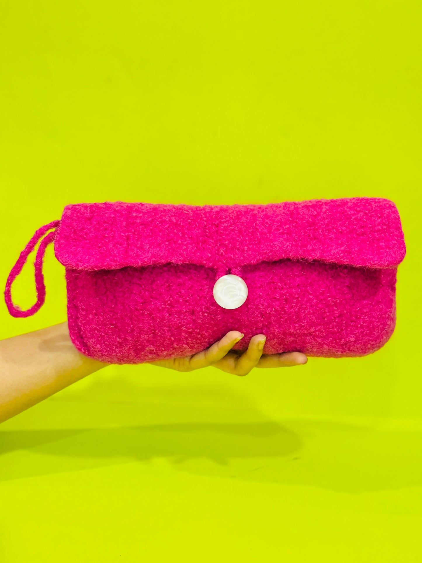 Wool |Hand Clutch