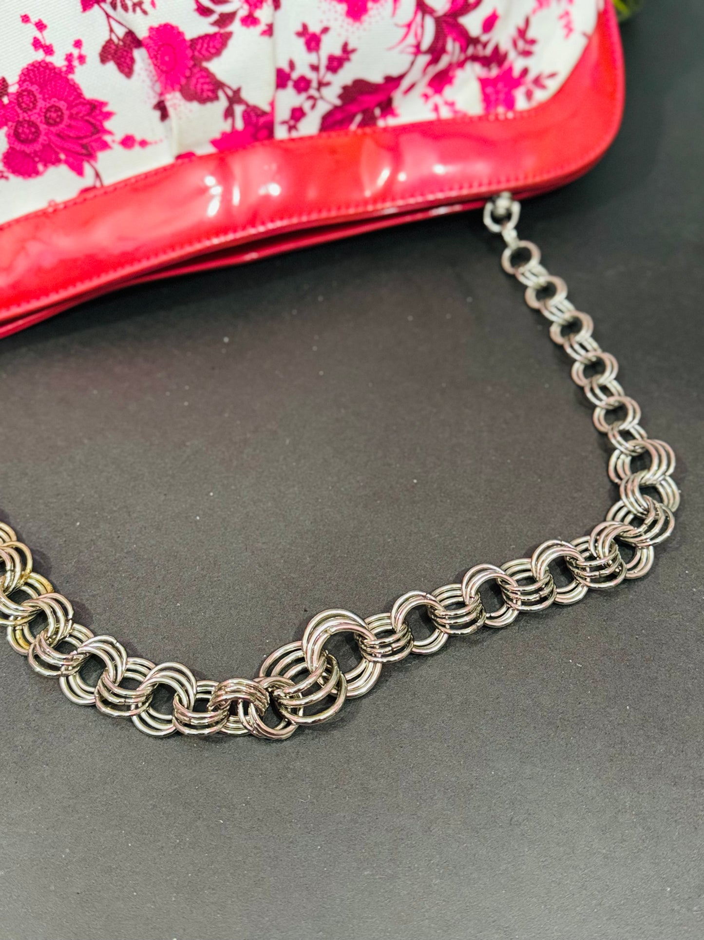 Floral |Ring Chain Bag