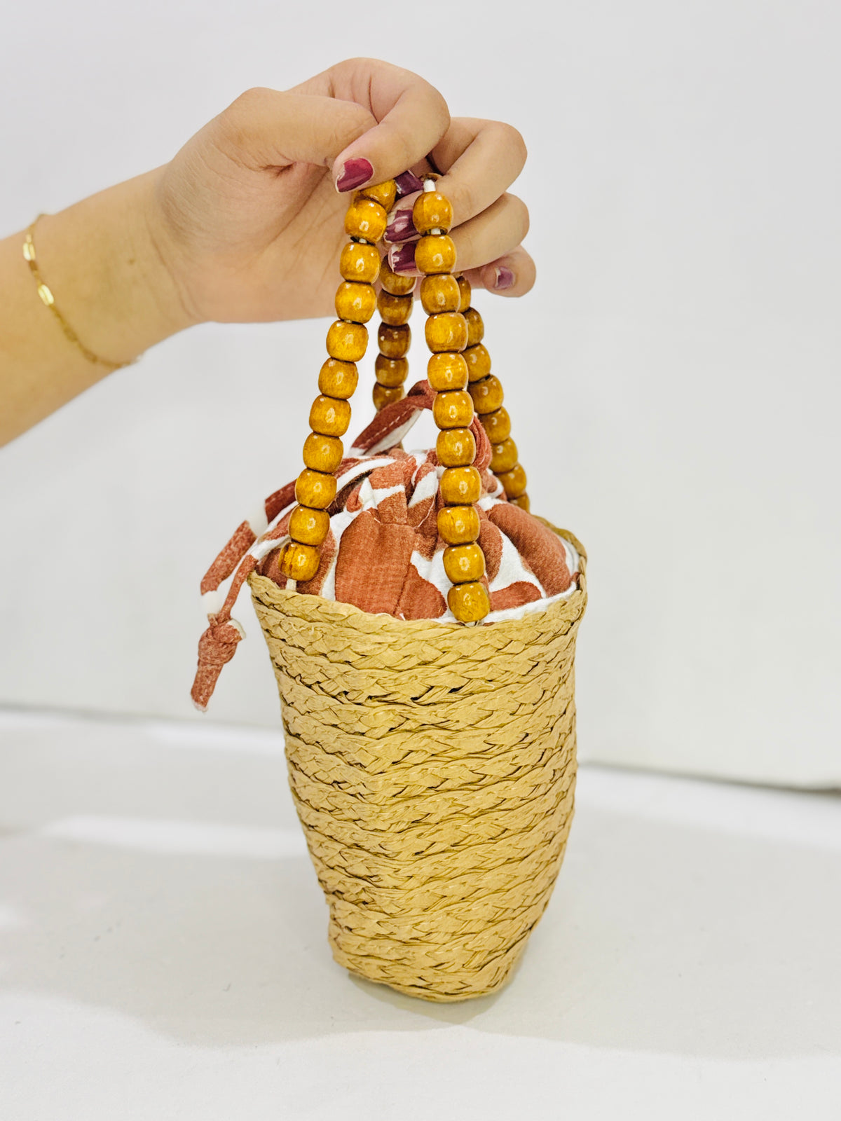 Wooden | Bucket Bag