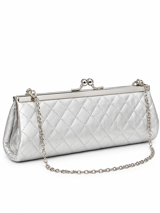 Silver | Long Clutch