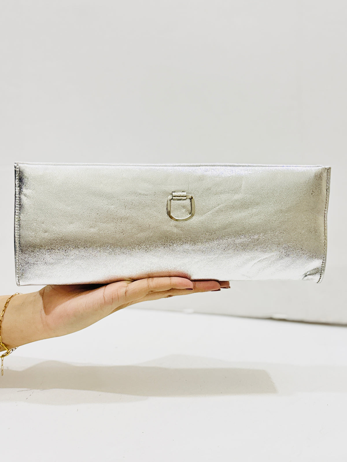 RC | SILVER LONG CLUTCH