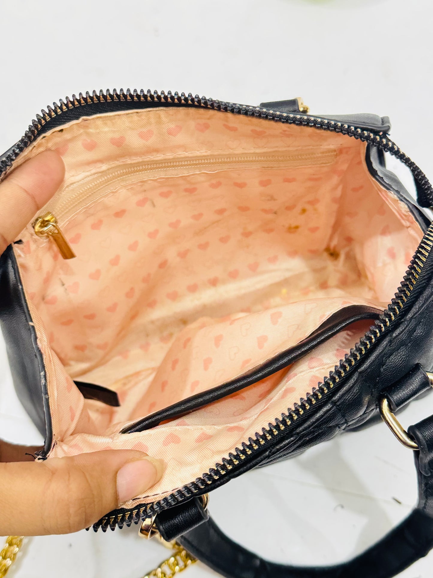 Mini Leather hand|Crossbody bag