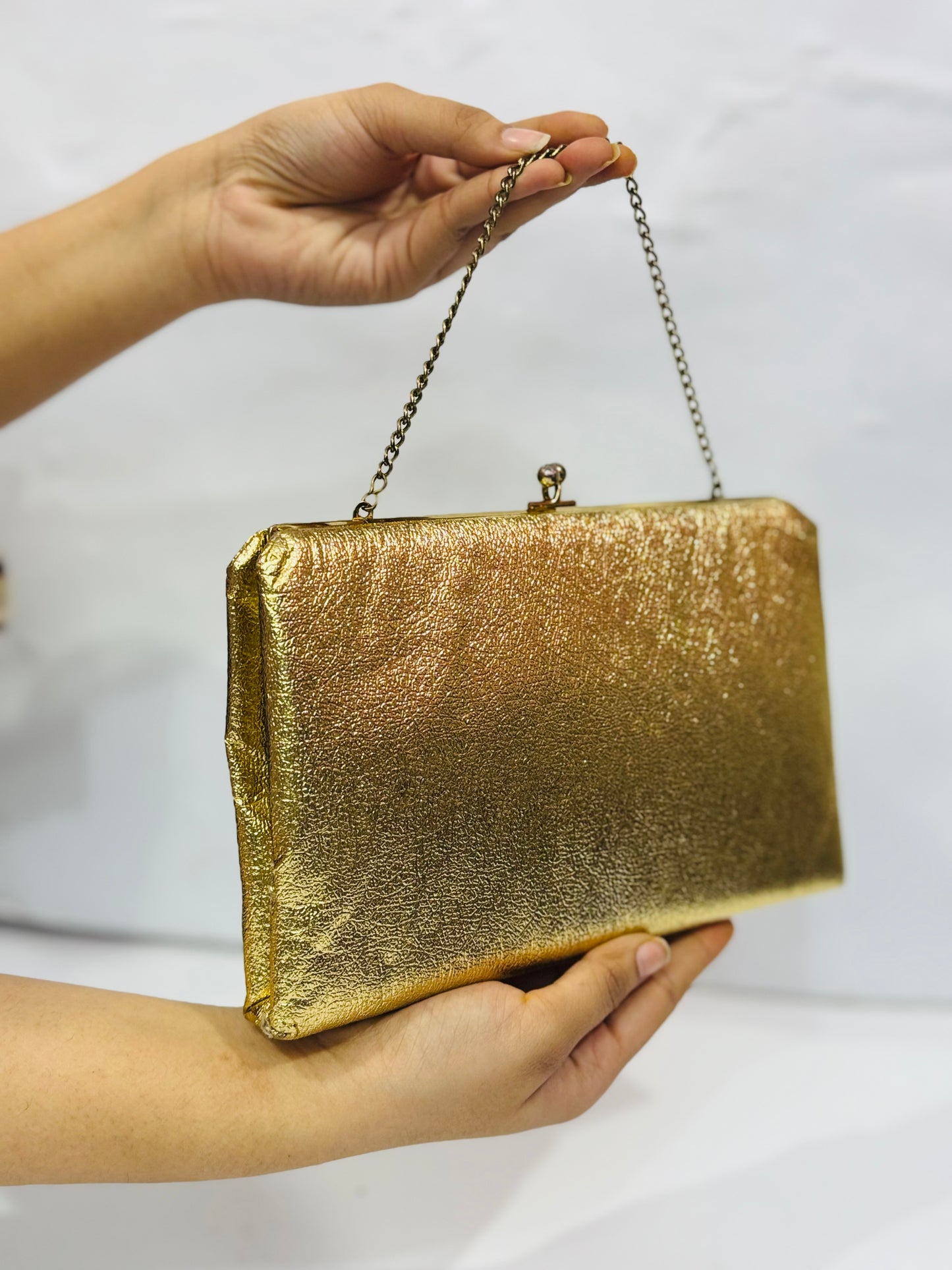Golden |Box Clutch
