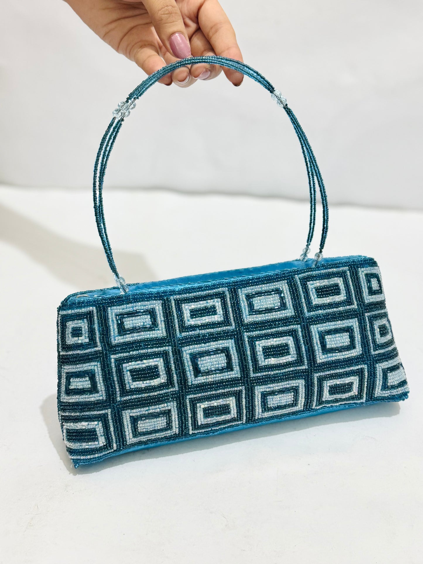 Fancy Beaded |Hand Clutch