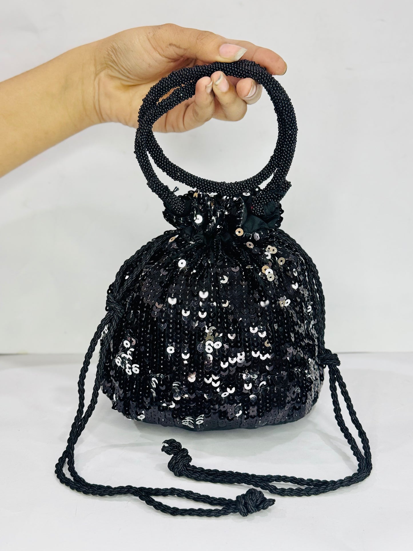 Beaded |Bucket Bag