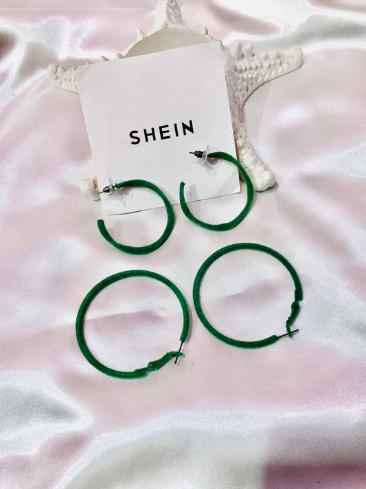SHEIN | Velvet Hoops