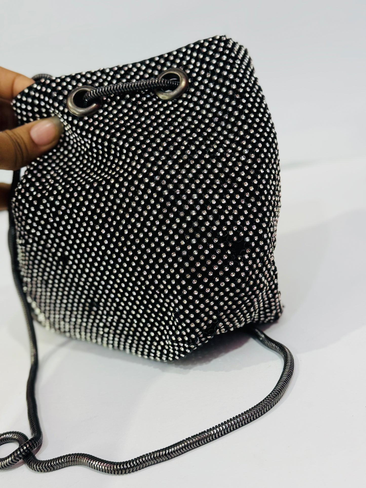 Rhinestone |Potli